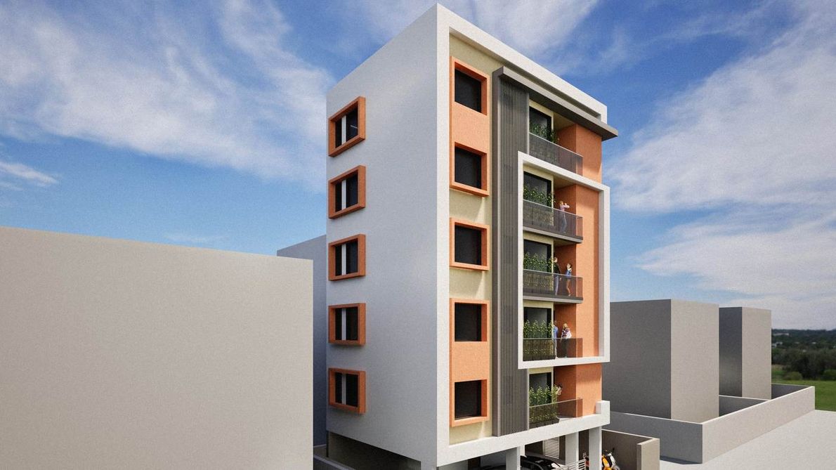 Chaudhari Apartments - front elevation