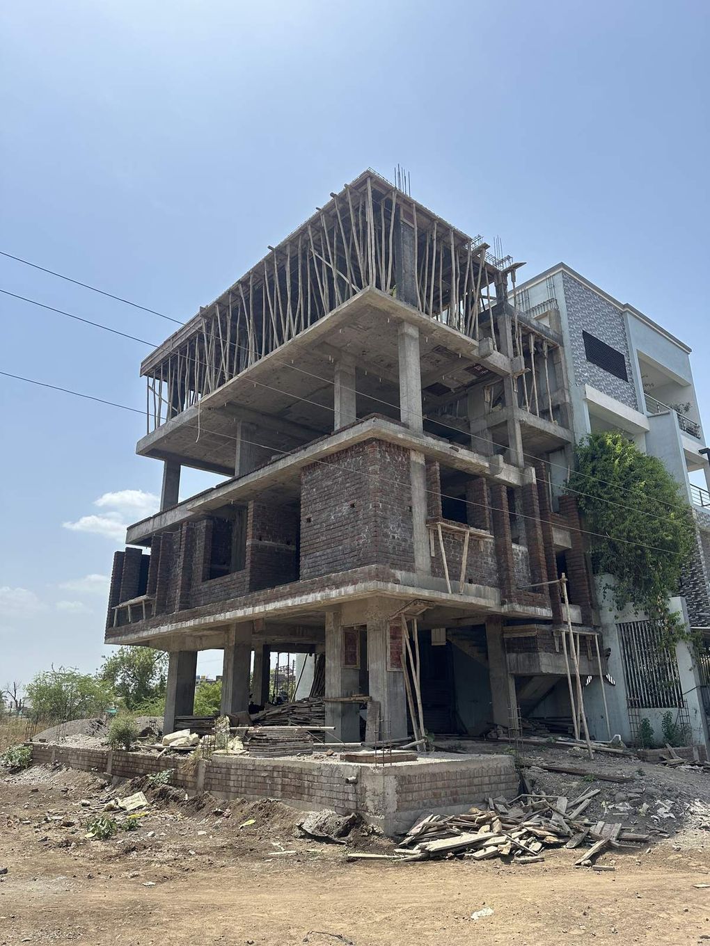 Chaudhari Apartments - construction site
