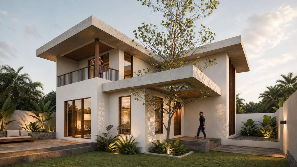 Mantri's Farm House - exterior in daylight