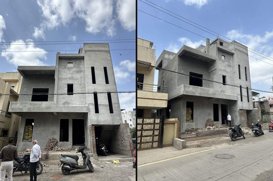 Khanchandani's House - construction site progress