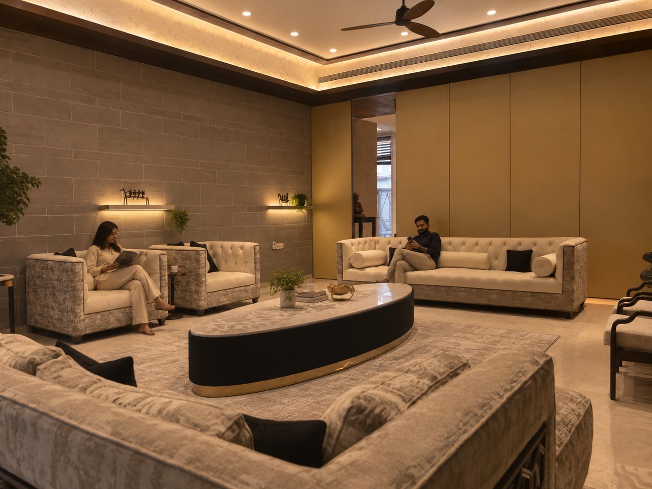 Ruby House living hall